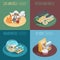 Pet Shop Concept Icons Set