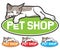 Pet shop label