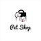 Pet Shop Paper Bag Cat Dog Logo Veterinary