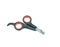 Pet supplies about nails scissors on isolated white