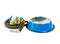 Pet supplies set about stainless bowl, rubber toys