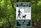 Pet Waste Sign at the Park