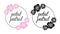 Petal Patrol Flower girl Round frames with Roses Wedding signs