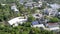 Petaling Jaya, Malaysia - April 8, 2023 aerial view of the business and economics university Malaya faculty building.