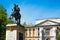 Peter the Great monument near Mikhailovsky Castle, St Petersburg , Russia.