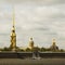 Peter and Paul cathedral and neva river