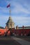 The Peter and Paul fortress. Flag tower.