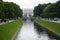 PETERGOF, RUSSIA - August 20, 2022: the territory of the palace and park complex. Peterhof Grand Palace, Grand Cascade, Sea Canal