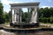 Peterhof fountain. Lion cascade.