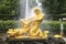 Peterhof. The lower Park. Fountain `Triton`, Saint-Petersburg