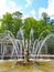 PETERHOF, RUSSIA. The Adam fountain in Nizhny park