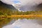 Peters Pool at the begining of the track going to Franz Josef Glacier, New Zealand.