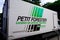 Petit Forestier van refrigerated vehicle rental logo brand and text sign European