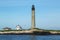 Petit Manan Wildlife Refuge and Island lighthouse in the Gulf of Maine,