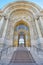 Petit Palais palace, beautiful decorated stairway entrance