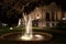 The Petit Palais in Paris at night. France.