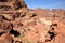 PETRA, JORDAN: General view of Petra with the Street of facades in the background