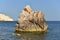 Petra tou Roumiou, Aphrodite`s rock. Rocky coastline on the Medi