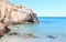 Petrified Forest beach Lakonia Peloponnese Greece