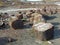 Petrified logs in the Arizona Petrified Forest National Park