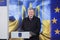 Petro Poroshenko at inauguration of new moldovan ukrainian border Palanca