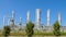 Petrochemical industrial plant