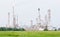 Petrochemical industrial plant power station