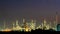 Petrochemical industry on sunset