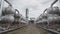 Petrochemical Liquid Stored in Tanks at Tire Plant