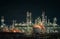 Petrochemical at night