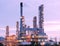 Petrochemical oil refinery plant