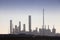 Petrochemical refinery skyline