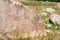 Petroglyph Open Air Museum. a famous historic site in Cholpon-Ata, Kyrgyzstan