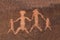 Petroglyph Rock Art Family