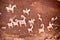 Petroglyphs, Arches National park, Utah
