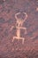 Petroglyphs Rock Paintings St George Utah on Land Hill from Ancestral Puebloan and Southern Paiute Native Americans thousands of y