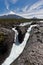 Petrohue Falls and Osorno Volcano in Chile