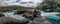 Petrohue River and Osorno Volcano in Chile