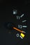 Petrol meter showing low petrol