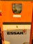 Petrol pump display and machine with essar logo.