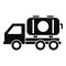 Petrol truck icon, simple style
