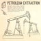 Petroleum extraction pump.