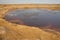 Petroleum Lake at Dallol volcano, Danakil Depression, Ethiopia.