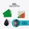 Petroleum and oil industric infographic