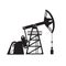 Petroleum pumpjack vector illustration. Oil well