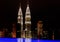 Petronas towers night view