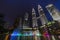 Petronas Twin Towers at Night, Kuala Lumpur