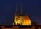 Petrov cathedral in Brno, Czech republic