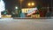 Petrozavodsk, Karelia, January 10, 2023. Crossroads Kirov Square - Karl Marx Avenue. Small architectural form of