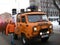 Petrozavodsk, Republic of Karelia / Russia - November 9, 2019: people on a street festival on a cold winter day. Demonstration